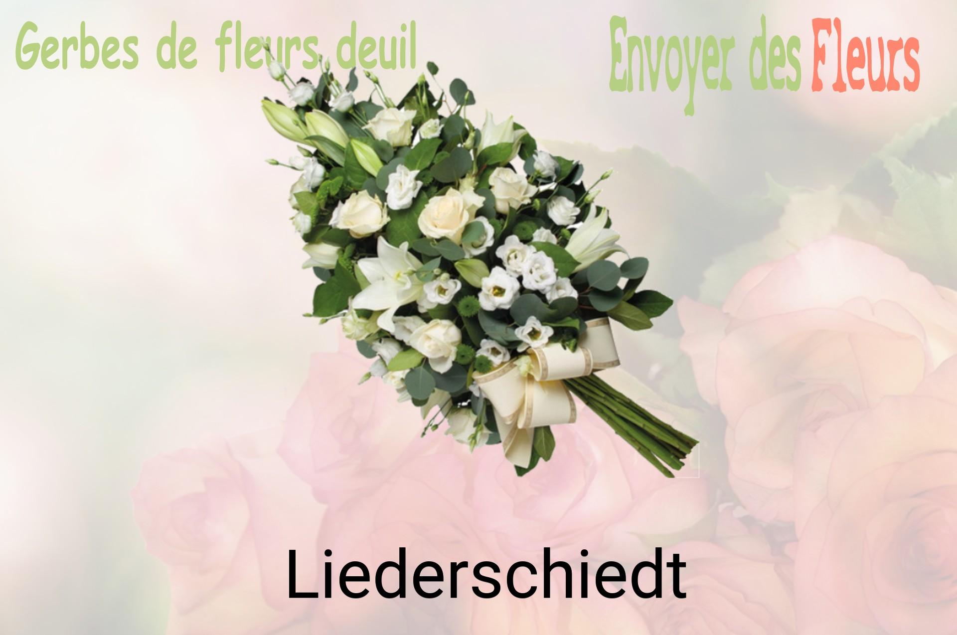 Gerbe de fleurs de deuil livrée à Liederschiedt